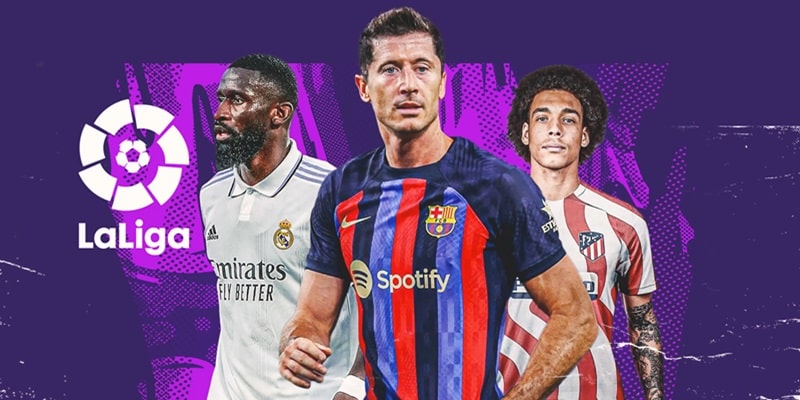 La Liga là giải bóng đá hấp dẫn với nhiều CLB hàng đầu như Real Madrid, Barca