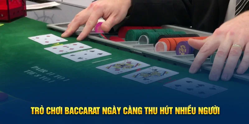 Trò chơi baccarat ngày càng thu hút nhiều người Trò chơi baccarat ngày càng thu hút nhiều người