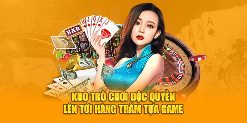 Kho trò chơi độc quyền lên tới hàng trăm tựa game Kho trò chơi độc quyền lên tới hàng trăm tựa game