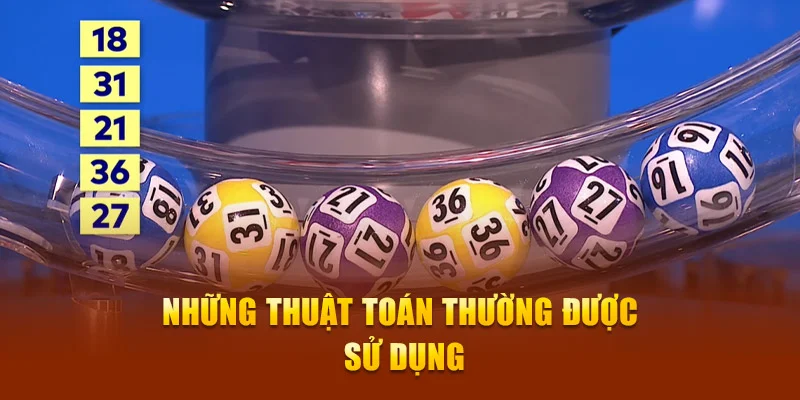 Những thuật toán thường được sử dụng Những thuật toán thường được sử dụng